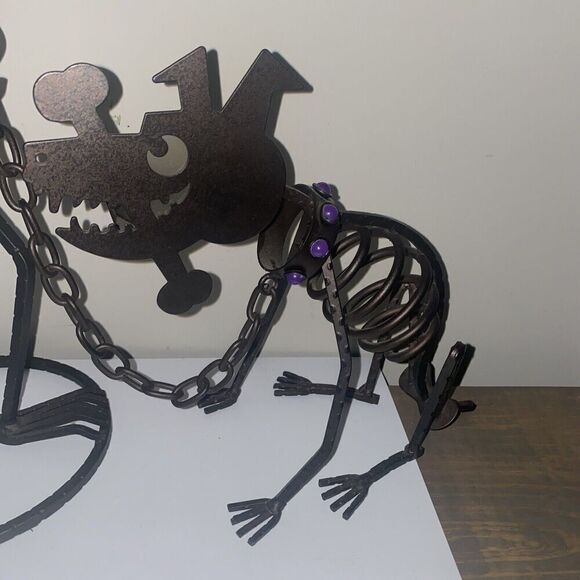 PartyLite Halloween Skeleton Mr. Bones & Dog Sticks Tea Lite Candle Holders - Picture 3 of 8